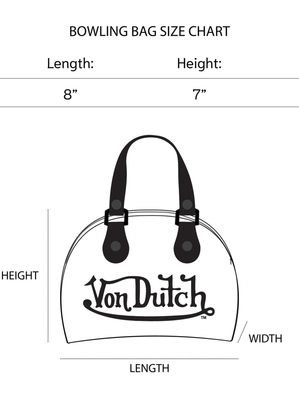 Von Dutch Furry Light Pink with Hot Pink Lettering Bowling Bag Purse - Picture 12 of 12
